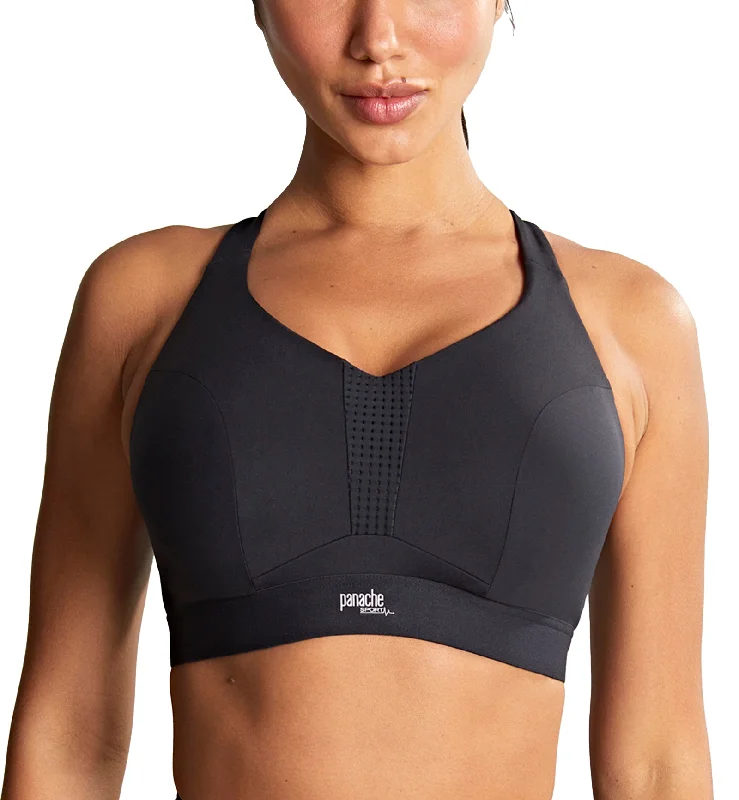 Panache Endurance Ultra Perform Non-padded Underwire Sports Bra (5022) - Black