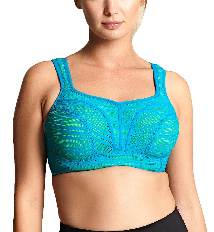 Panache Power Underwire Sports Bra (5021) - Teal/Lime