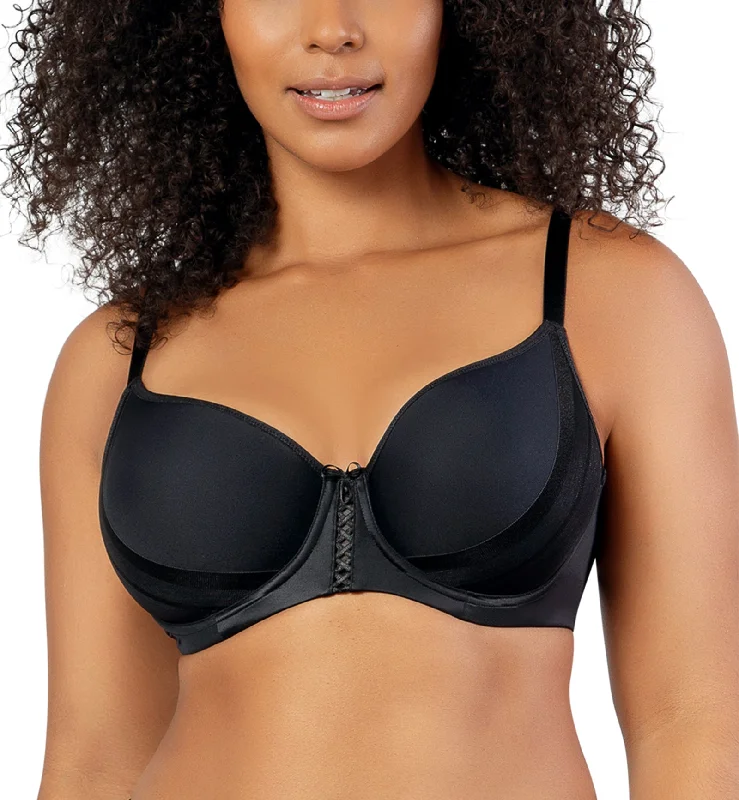 Parfait Shea Spacer T-Shirt Underwire Bra (P6061) - Black