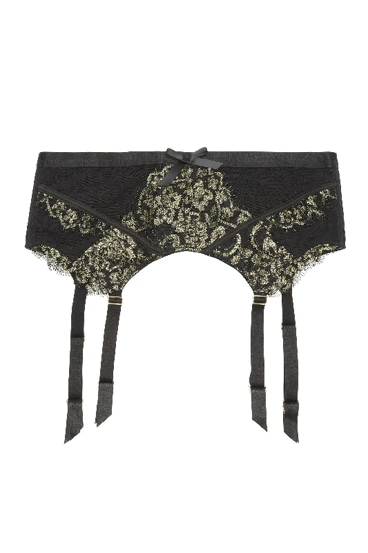 Peek & Beau Empress Gold lace suspender