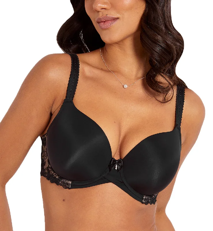 Pour Moi Sofia Padded T-Shirt Underwire Bra (3835) - Black