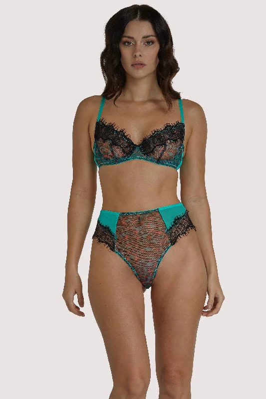 Harlow Leopard Multi High Waist Brief