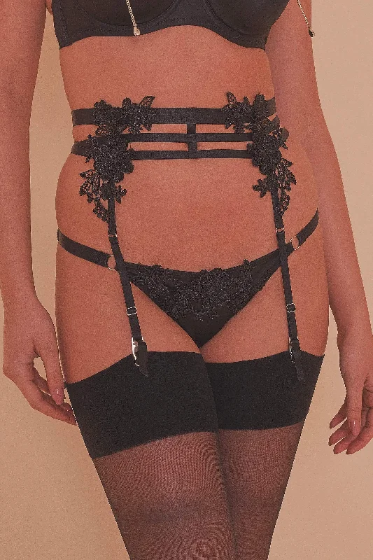 Virginia Guipure Suspender Belt