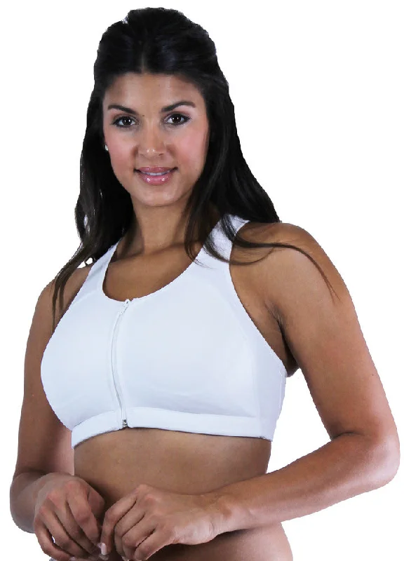 Sara Zip Front Sport Bra #23311