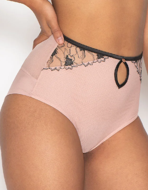 Scantilly Heart Throb High Waist Brief Blush/Black