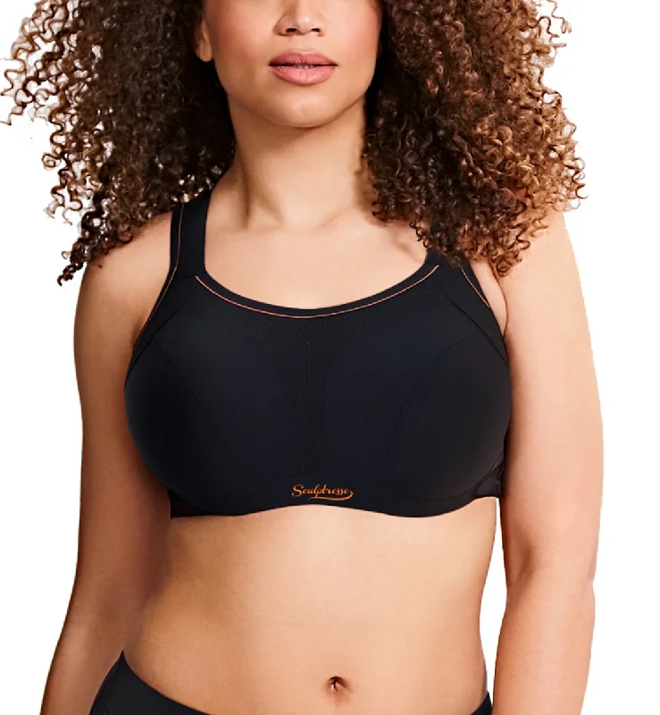 Sculptresse by Panache Non-padded Underwire Sports Bra (9441) - Black