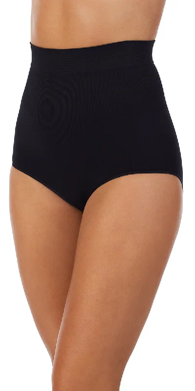 Seamless Comfort High Waist Brief - Black