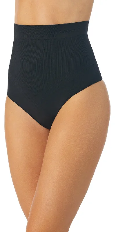 Seamless Comfort High Waist Thong - Black