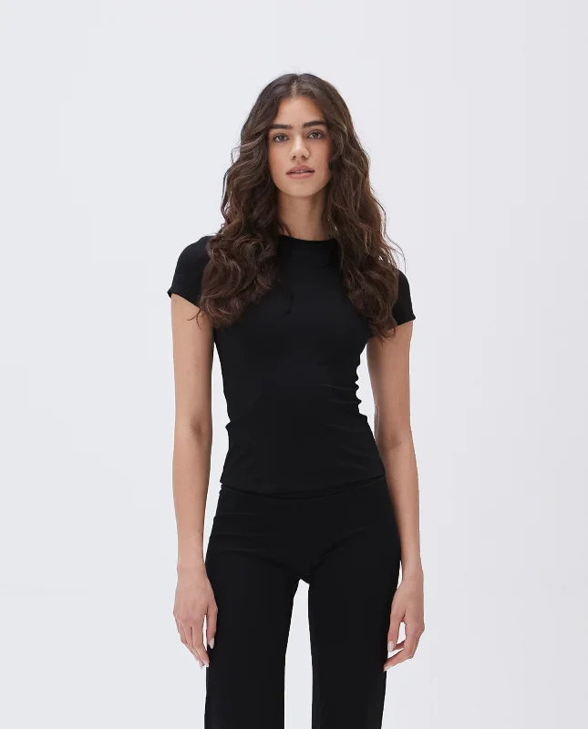 Ultimate Short Sleeve Top - Black