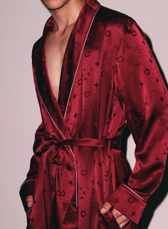 Silk Jacquard Robe