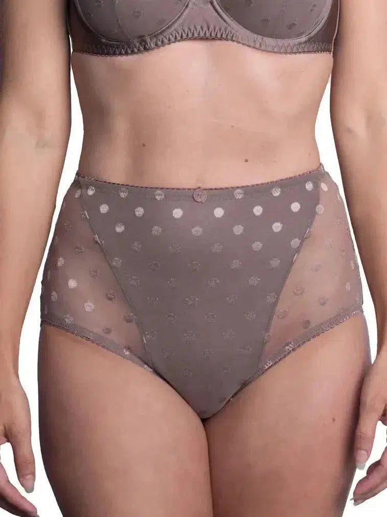 Taupe Carmen High Rise Briefs