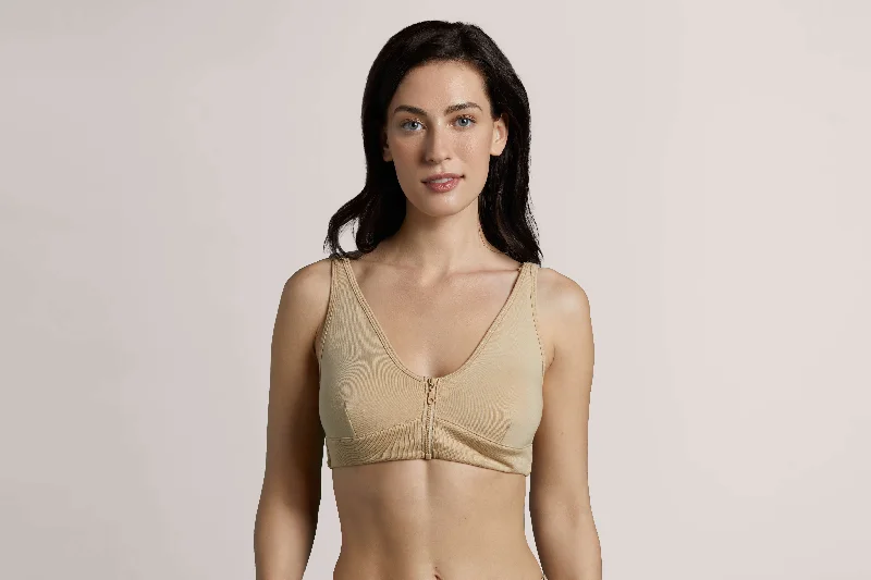 Wireless Zip Front Bra