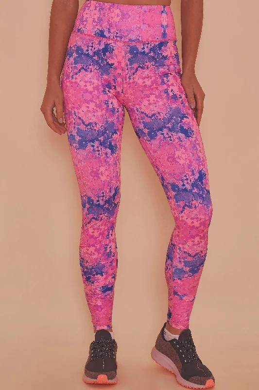 Wolf & Whistle Pink Marble Leggings