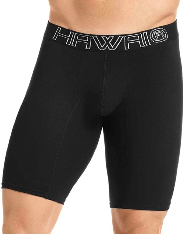 Hawai 41903 Solid Athletic Boxer Briefs Black