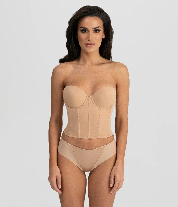 Mocha Backless Strapless Brie Bridal Bra