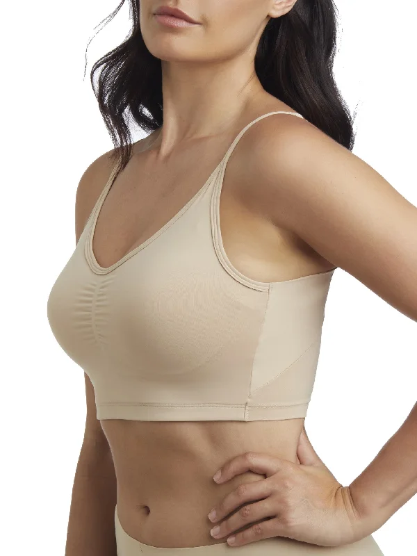 No “Side-Show” Cropped Cami Bra