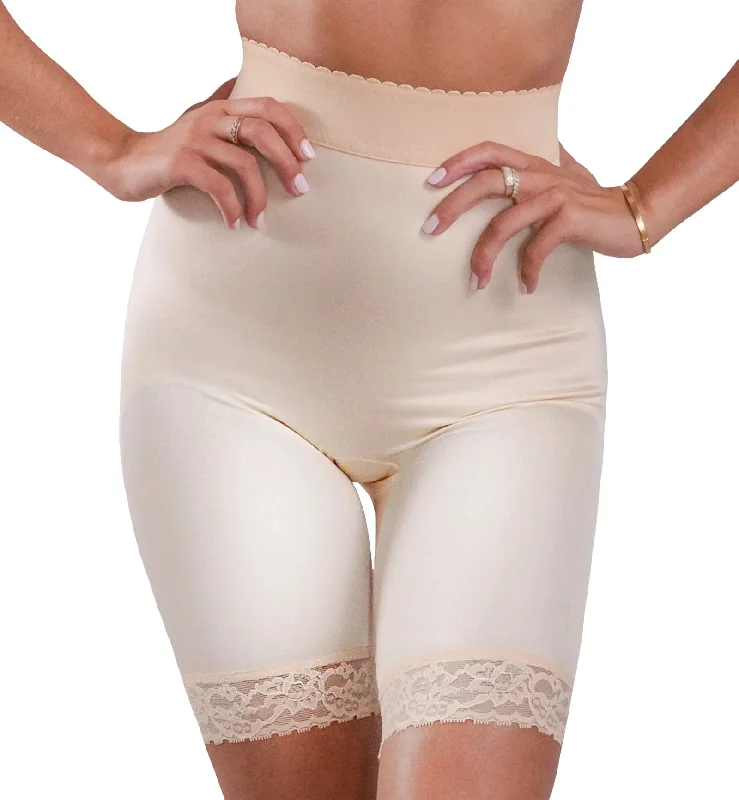 Rago Light Control High Waist Leg Shaper (518) - Beige