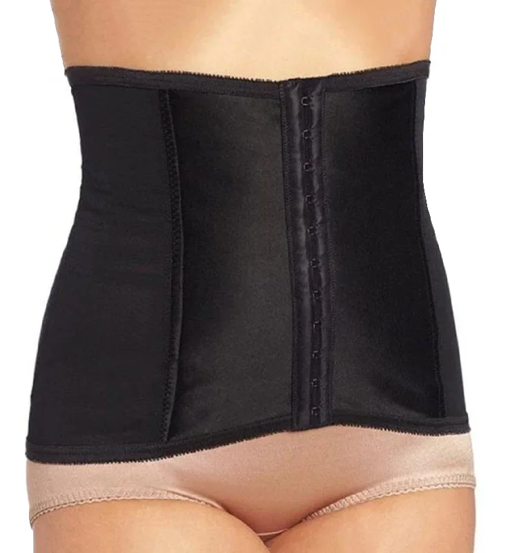 Rago Satin Panel Waist Cincher (821) - Black